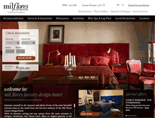 Tablet Screenshot of hotelmilflores.com